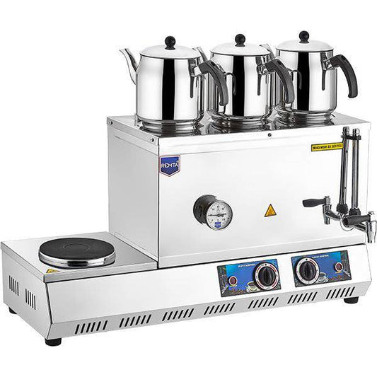 جهاز شاي سماور 34 لتر / كهرباء - Albaraka Machine